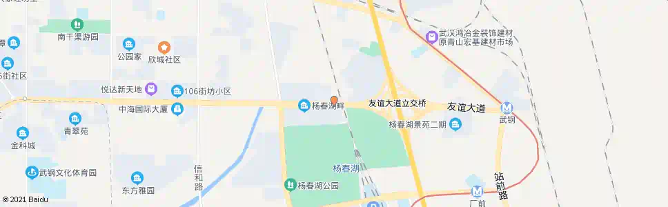 武汉友谊大道陈家嘴_公交站地图_武汉公交_妙搜公交查询2025