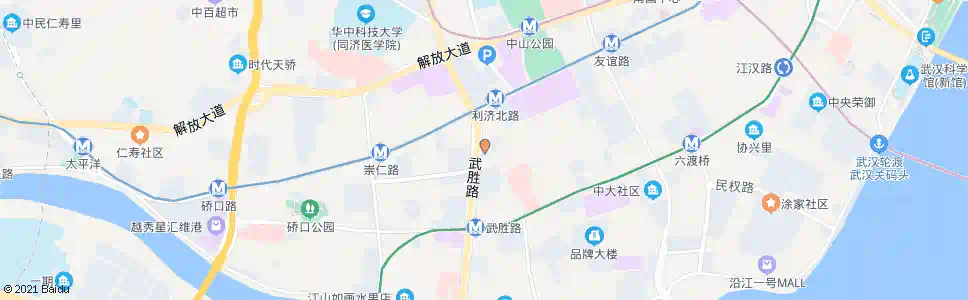 武汉武胜路泰合广场_公交站地图_武汉公交_妙搜公交查询2025