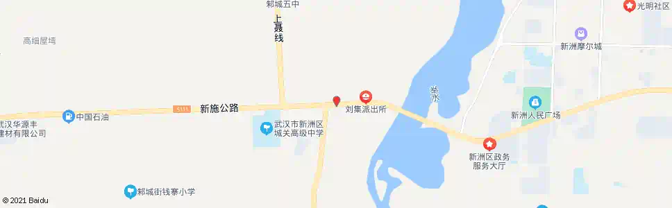 武汉刘集_公交站地图_武汉公交_妙搜公交查询2025