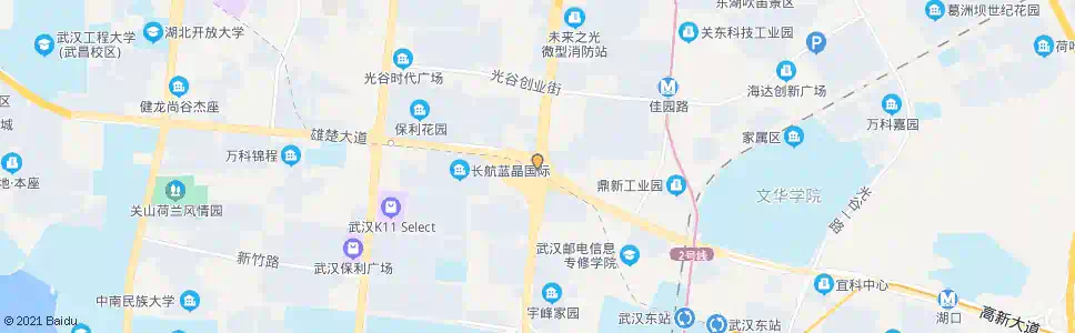 武汉高新大道五角塘_公交站地图_武汉公交_妙搜公交查询2025
