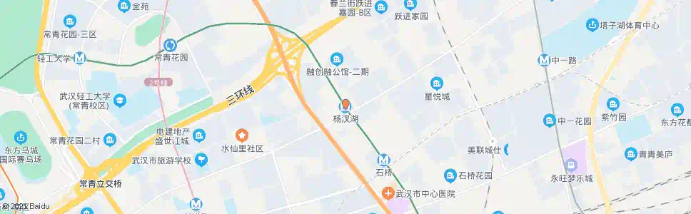 武汉杨汊湖站_公交站地图_武汉公交_妙搜公交查询2025