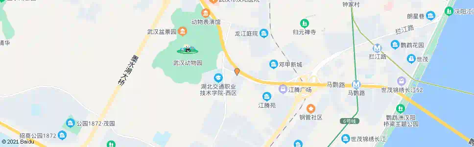 武汉马鹦路邓甲村_公交站地图_武汉公交_妙搜公交查询2025