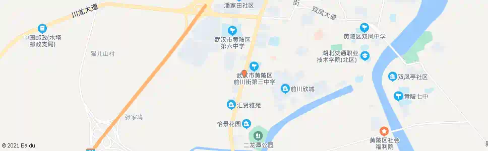 武汉向阳大街前川三中_公交站地图_武汉公交_妙搜公交查询2025