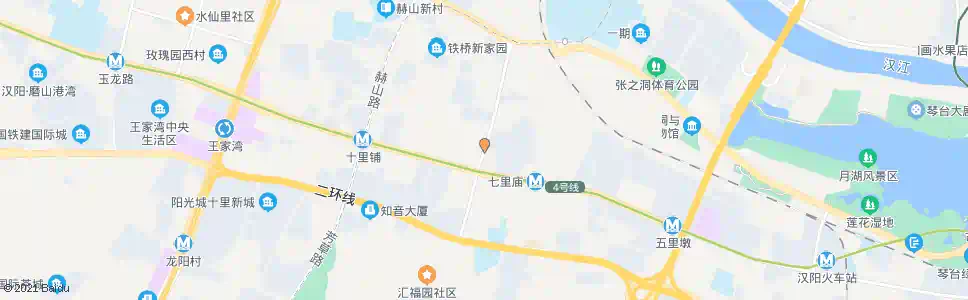 武汉罗七路铁桥村_公交站地图_武汉公交_妙搜公交查询2025