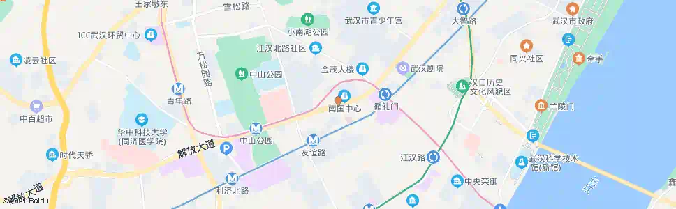 武汉解放大道新华路_公交站地图_武汉公交_妙搜公交查询2025