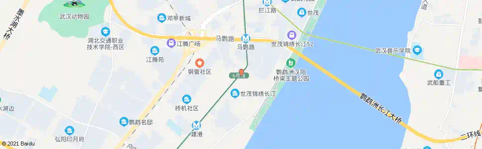 武汉鹦鹉大道瓜堤_公交站地图_武汉公交_妙搜公交查询2025