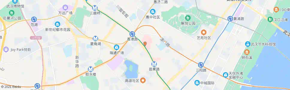 武汉香港路儿童医院_公交站地图_武汉公交_妙搜公交查询2025