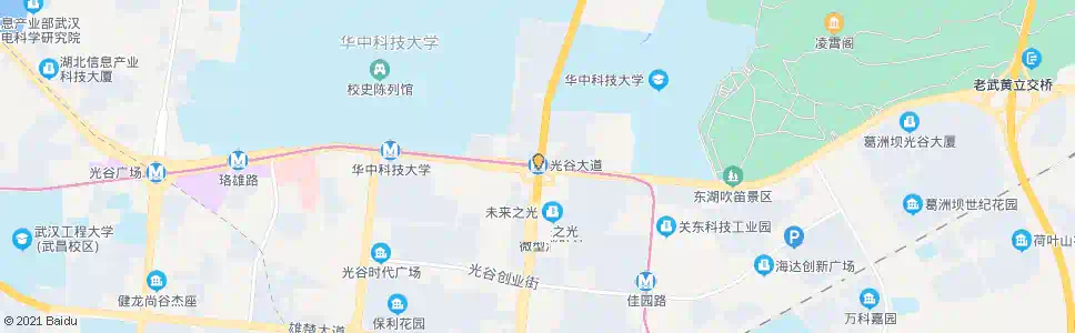 武汉滨湖大道光谷大道_公交站地图_武汉公交_妙搜公交查询2025