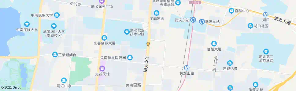 武汉光谷大道凌家山北路_公交站地图_武汉公交_妙搜公交查询2025