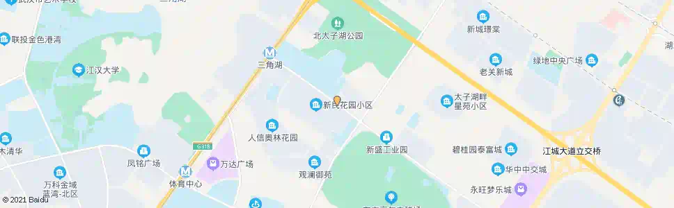 武汉太子湖北路新民村_公交站地图_武汉公交_妙搜公交查询2025