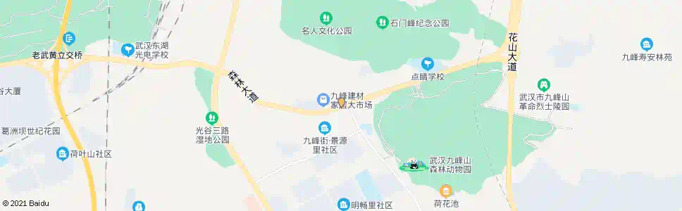 武汉森林大道王家店_公交站地图_武汉公交_妙搜公交查询2025