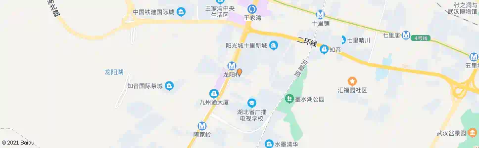 武汉十升二路龙阳大道口_公交站地图_武汉公交_妙搜公交查询2025