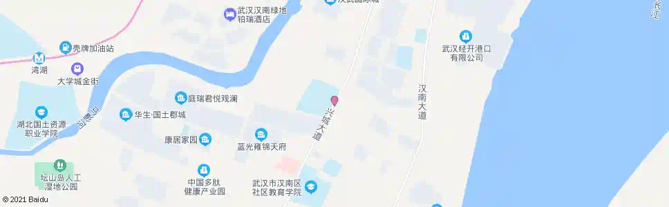 武汉兴城大道汉南一中_公交站地图_武汉公交_妙搜公交查询2025
