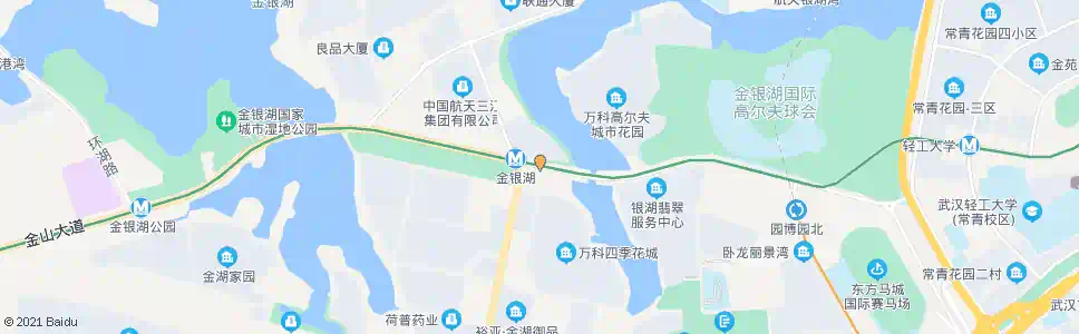 武汉金山大道万科银桥_公交站地图_武汉公交_妙搜公交查询2025