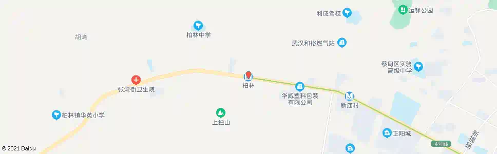 武汉张湾街柏林_公交站地图_武汉公交_妙搜公交查询2025