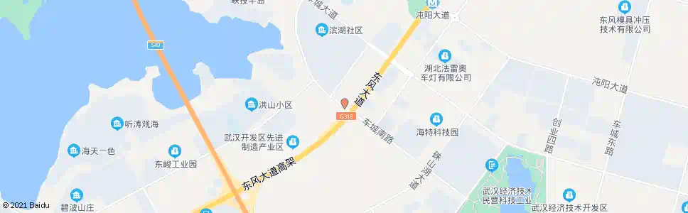 武汉车城南路创业路_公交站地图_武汉公交_妙搜公交查询2025