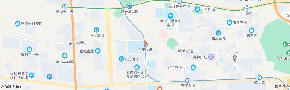 武汉吴西路东吴大道口_公交站地图_武汉公交_妙搜公交查询2025