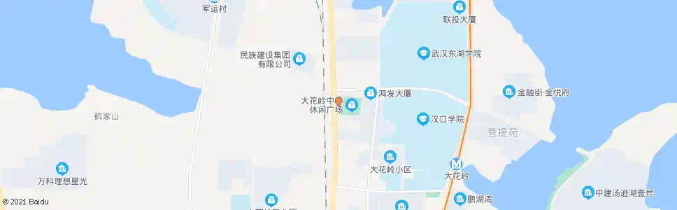 武汉武昌大道大花岭大学城_公交站地图_武汉公交_妙搜公交查询2025
