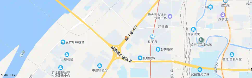 武汉白沙洲大道八坦路_公交站地图_武汉公交_妙搜公交查询2025