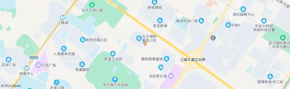 武汉芙蓉路江堤乡新村_公交站地图_武汉公交_妙搜公交查询2025