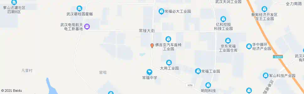 武汉福康路常寿大道_公交站地图_武汉公交_妙搜公交查询2025