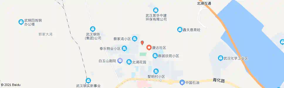 武汉白玉东路康宁路口_公交站地图_武汉公交_妙搜公交查询2025