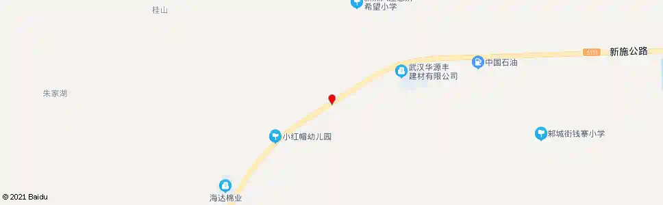 武汉新施公路八屋村_公交站地图_武汉公交_妙搜公交查询2025