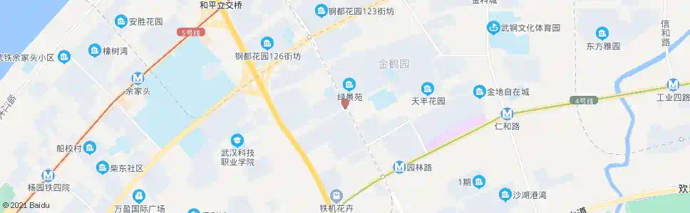 武汉园林路瑞丰路_公交站地图_武汉公交_妙搜公交查询2025