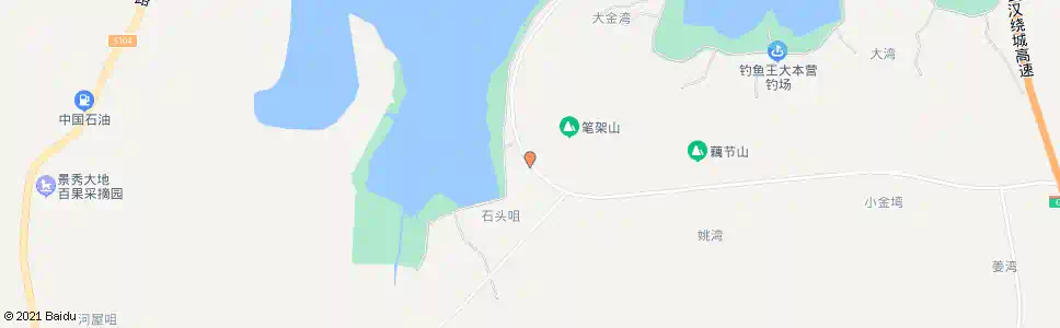 武汉天鹅湖大道石头咀_公交站地图_武汉公交_妙搜公交查询2025