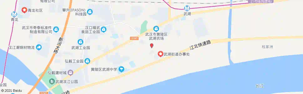 武汉光明路武湖正街口_公交站地图_武汉公交_妙搜公交查询2025