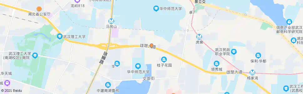 武汉雄楚大道BRT元宝山站_公交站地图_武汉公交_妙搜公交查询2025