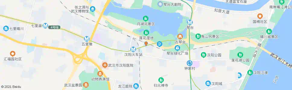武汉汉阳大街幺铺_公交站地图_武汉公交_妙搜公交查询2025