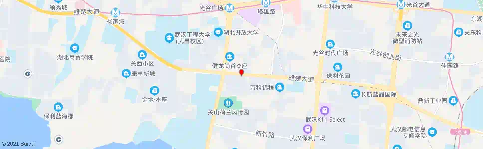 武汉雄楚大道BRT民族大道站_公交站地图_武汉公交_妙搜公交查询2025