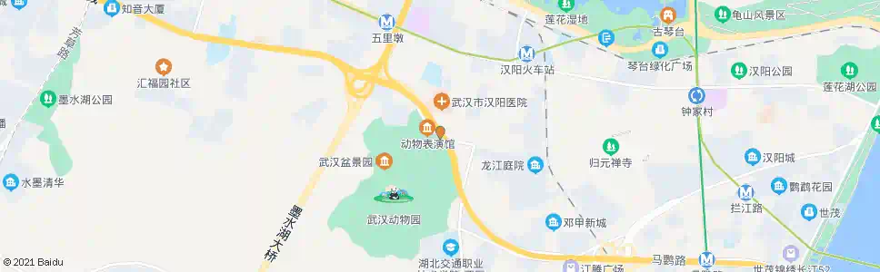 武汉动物园路武汉动物园_公交站地图_武汉公交_妙搜公交查询2025