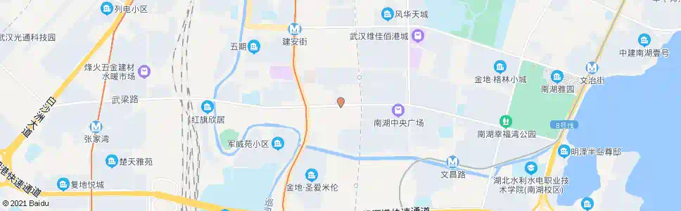 武汉南湖路江南村_公交站地图_武汉公交_妙搜公交查询2025