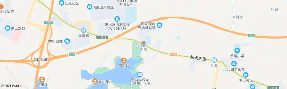 武汉汉阳大街新农_公交站地图_武汉公交_妙搜公交查询2025