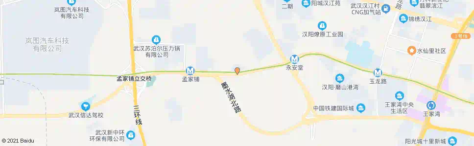 武汉汉阳大道周湾_公交站地图_武汉公交_妙搜公交查询2025