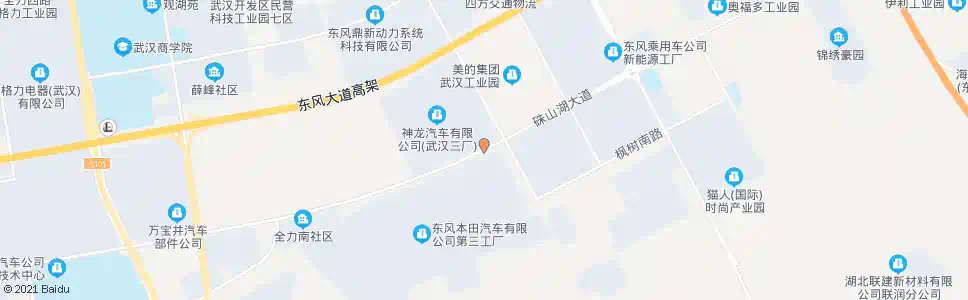 武汉神龙三厂_公交站地图_武汉公交_妙搜公交查询2025