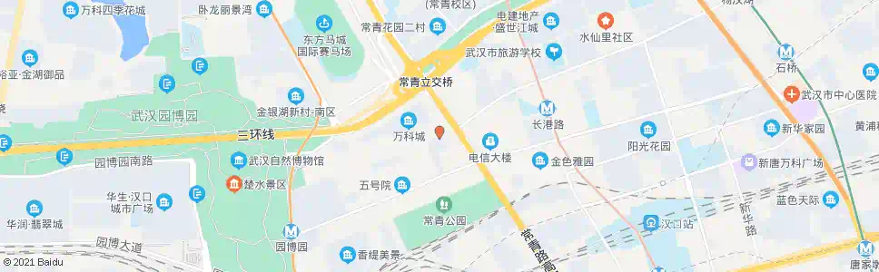 武汉江兴路常青路口_公交站地图_武汉公交_妙搜公交查询2025