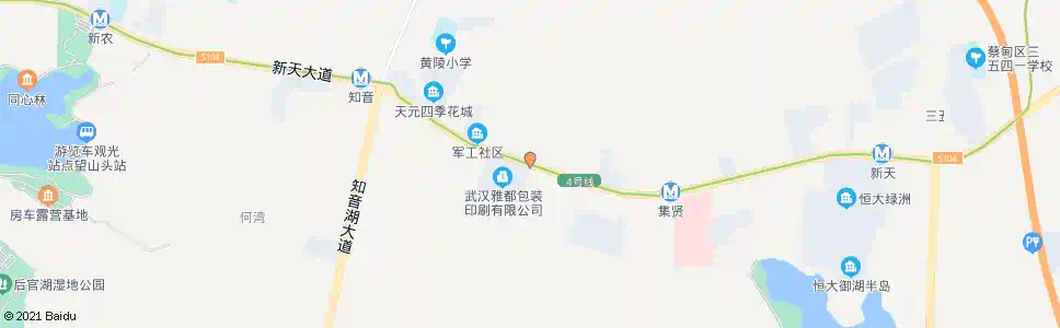 武汉汉阳大道易家岭_公交站地图_武汉公交_妙搜公交查询2025