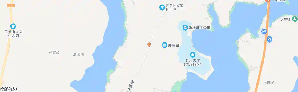 武汉天鹅湖大道华家台_公交站地图_武汉公交_妙搜公交查询2025