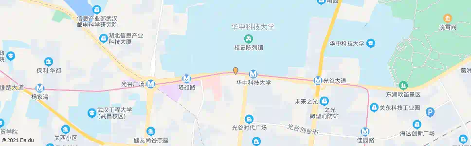 武汉珞喻路关山口_公交站地图_武汉公交_妙搜公交查询2025