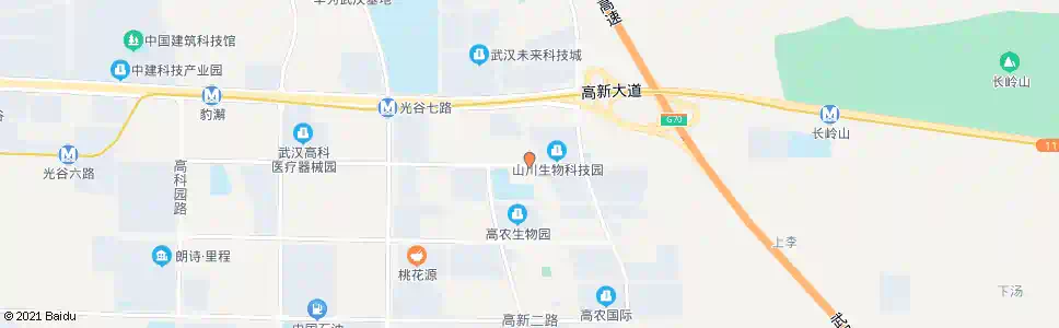 武汉生物园路神墩一路口_公交站地图_武汉公交_妙搜公交查询2025