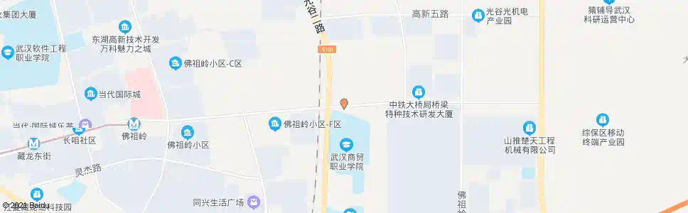 武汉高新六路汪田村_公交站地图_武汉公交_妙搜公交查询2025
