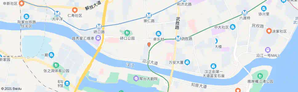 武汉崇仁路居仁门_公交站地图_武汉公交_妙搜公交查询2025