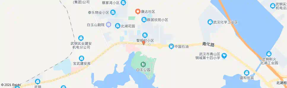 武汉青化路白玉东路_公交站地图_武汉公交_妙搜公交查询2025