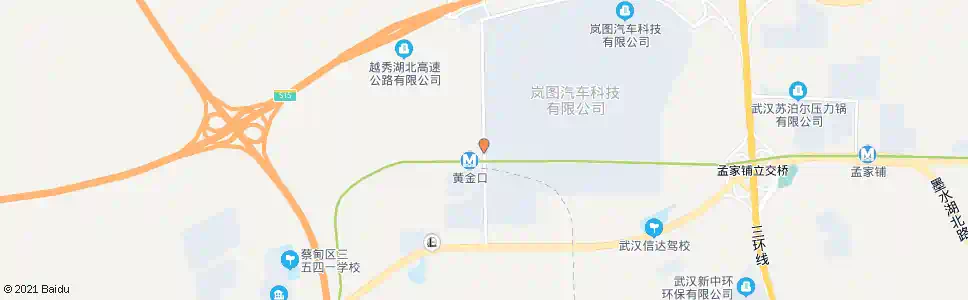 武汉董家店路地铁黄金口站_公交站地图_武汉公交_妙搜公交查询2025