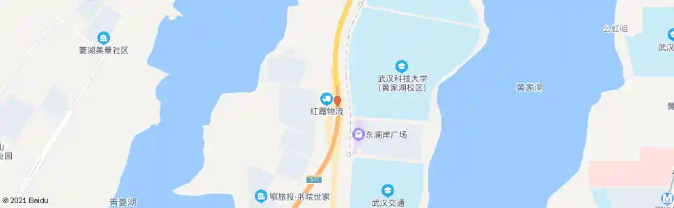 武汉白沙洲大道红霞园艺社区_公交站地图_武汉公交_妙搜公交查询2025