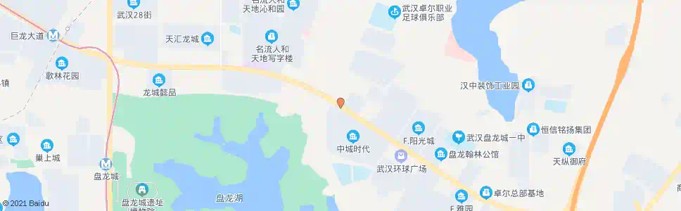 武汉巨龙大道中城时代_公交站地图_武汉公交_妙搜公交查询2025
