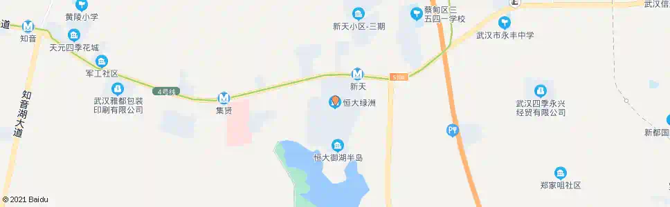 武汉汉阳大街恒大绿洲_公交站地图_武汉公交_妙搜公交查询2025